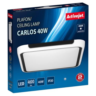 5. Plafon LED Activejet AJE-CARLOS 40W
