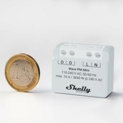 2. Inteligentny sterownik do pomiaru zużycia energii Z-Wave Shelly Wave PM Mini