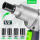 8. Klucz udarowy elektryczny 800 Nm 1/2” do kół walizka W33250 WUBER