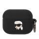 Etui Karl Lagerfeld Silicone Karl Head 3D na AirPods Pro cover - czarne