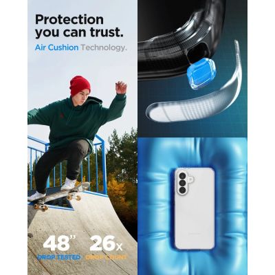 12. Etui Spigen Liquid Crystal na Samsung Galaxy A37 5G - przezroczyste