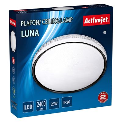 3. Nowoczesny plafon sufitowy LED Activejet LUNA 23W