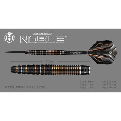 15. Rzutki Harrows Noble 90% Steeltip HS-TNK-00001389