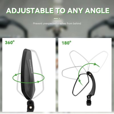 2. Rockbros lusterko rowerowe prawe 26210001002 czarn