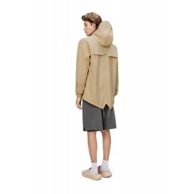 10. Kurtka, płaszcz przeciwdeszczowy Rains  unisex Fishtail Jacket W3 18010 24 SAND