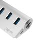 6. LogiLink CR0045 huby i koncentratory USB 3.2 Gen 1 (3.1 Gen 1) Type-A 5000 Mbit/s Srebrny