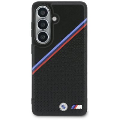3. Etui BMW Tricolor Metal Logo MagSafe na Samsung Galaxy S26 - czarne