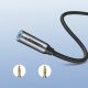5. Ugreen przejściówka do słuchawek z 3,5 mm mini jack na USB Typ C 10 cm szary (30632)