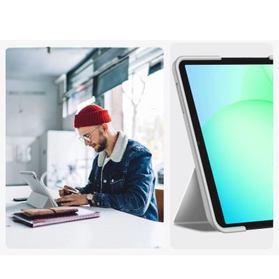 7. Etui TechProtect SmartCase na Samsung Galaxy Tab A9+ / A11+ Plus 11.0 X210 / X215 / X216 / X230 / X235 / X236 - szare