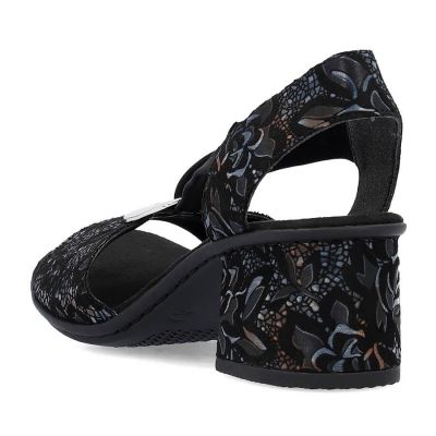 10. Komfortowe sandały Rieker W RKR679 czarne