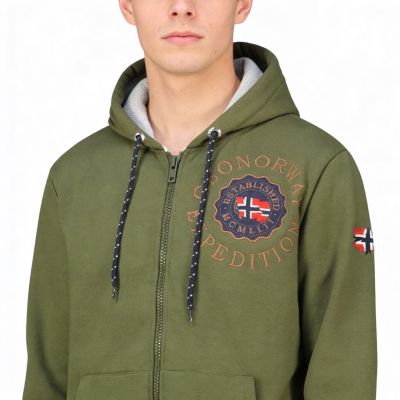7. Bluza Geographical Norway Geganto DB 100 M WZ3028H/GN-Kaki