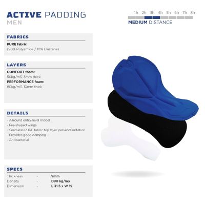 2. Rogelli spodenki na szelkach CORE czar-fluor M