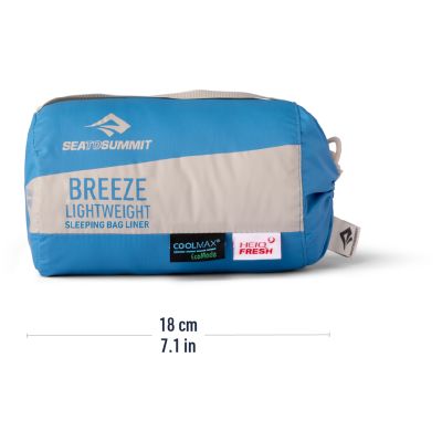 3. Wkładka do śpiwora Sea to Summit Breeze S - cendre blue