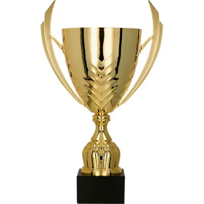 3. Puchar metalowy złoty