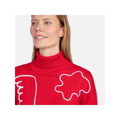 8. Sweter Rossignol W Jcc Roll Neck czerwony