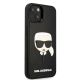 4. Etui Karl Lagerfeld 3D Rubber Karl's Head na iPhone 14 Plus - czarne