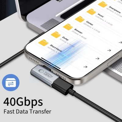 3. Adapter kątowy Tech-Protect Ultraboost AA01 USB-C - szary
