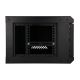 4. Extralink LITE 4U 530X400 WALL-MOUNTED RACKMOUNT CABINET BLACK Stojak wolnostojący/ścienny/podłogowy Czarny
