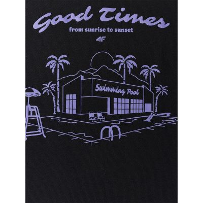 6. T-shirt bawełniany chłopięcy 4F 4FJRSS26TTSHM3907-20S