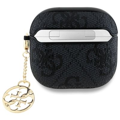 2. Etui Guess 4G Charm Collection na AirPods 4 - czarne