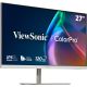4. Monitor ViewSonic 27" VP2766-2K-W IPS QHD 120Hz HDMI HUB głośniki