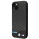 2. Etui BMW Leather Carbon na iPhone 14 - czarne