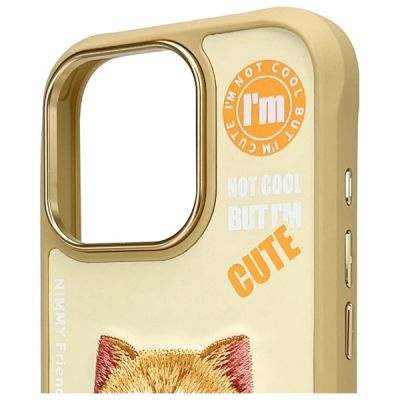 3. Etui Nimmy Cool&Cute 2.0 Cat na iPhone 16 Pro - zielone