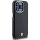 4. Etui BMW Signature Wrapped Metal MagSafe na iPhone 15 Pro - czarne