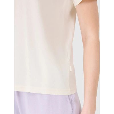 5. T-shirt damski oversize z modalem 4F 4FWSS25TTSHF1991-11S