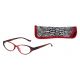 Okulary do czytania MS514 +3.00 cętki +etui
