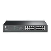 TP-Link TL-SG1016PE przełącznik sieciowy Zarządzany L2 Gigabit Ethernet (10/100/1000) Obsługa PoE Czarny