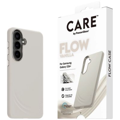 5. Etui CARE by PanzerGlass Flow Vanilla Qi na Samsung Galaxy S26+ - beżowe