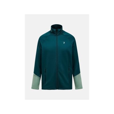 Bluza męska PEAK PERFORMANCE M Rider Essentials Midlayer Zip Jacket kolor zielony