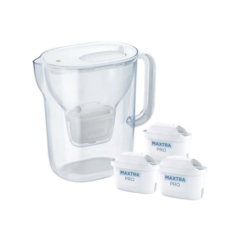 Dzbanek filtrujący Brita Style Essential+3 wkłady MaxtraPro PP (biały)