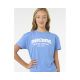 5. Koszulka RIP CURL SURF PUFF RELAXED TEE- GIRL niebieska