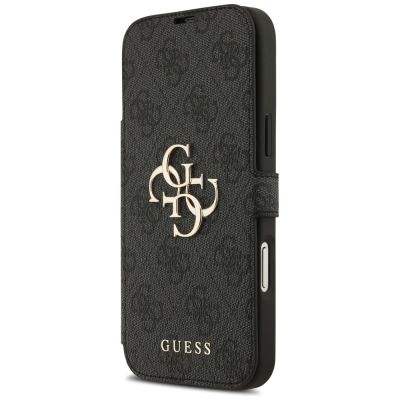 2. Etui Guess Book 4G Metal Logo na iPhone 17 Pro Max - czarne