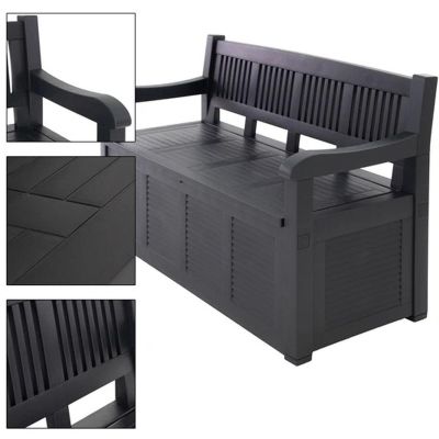 36. ŁAWKA SKRZYNIA OGRODOWA 2W1 130x60x85CM