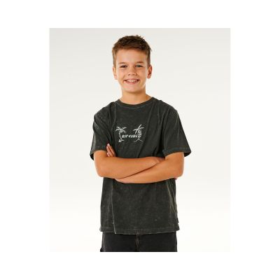 6. Koszulka chłopięca RIP CURL Eternal Shred Wash Tee-Boy czarna