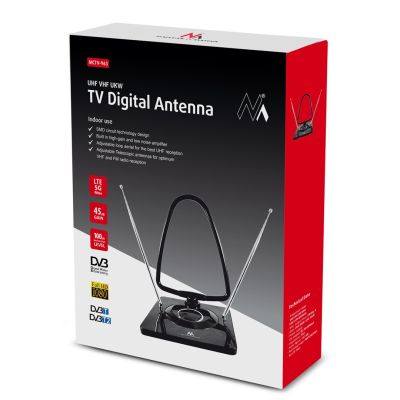 7. Antena pokojowa wewnętrzna Maclean MCTV-963 (aktywna; 48 dB)