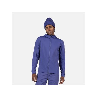 2. Bluza męska ROSSIGNOL Mid Layer Stretch Hoodie niebieska