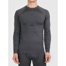 Bezszwowa bielizna narciarska termoaktywna z wykończeniem szybkoschnącym - longsleeve męski 4F 4FWAW26USEAM311-21M