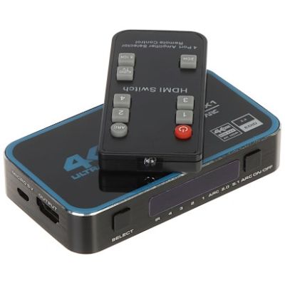 Przełącznik HDMI SW 4 wejść na 1 HDMI 2.0