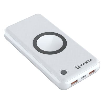 6. Varta 57909 101 111 bank mocy Litowo-polimerowy (LiPo) 20000 mAh Bezprzewodowe ładowanie Biały