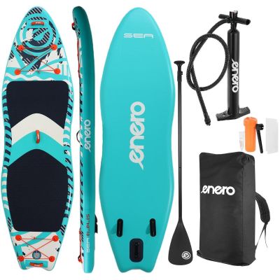 22. ZESTAW - DESKA SUP 140KG DMUCHANA ENERO 320x91x15CM SEA