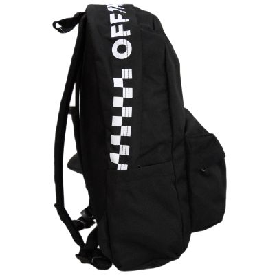 2. Plecak szkolny młodzieżowy Vans Old Skool Backpack 22L Black/White - VN000H4WY281