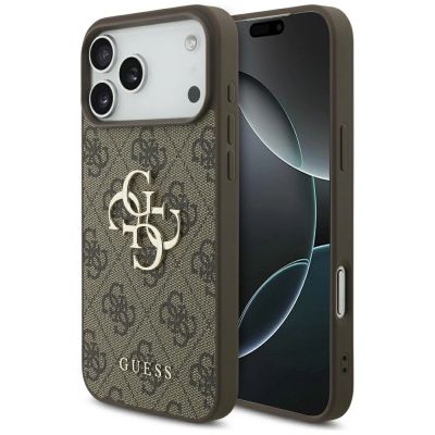 Etui Guess 4G Big Logo do iPhone 17 Pro  Max - brązowe
