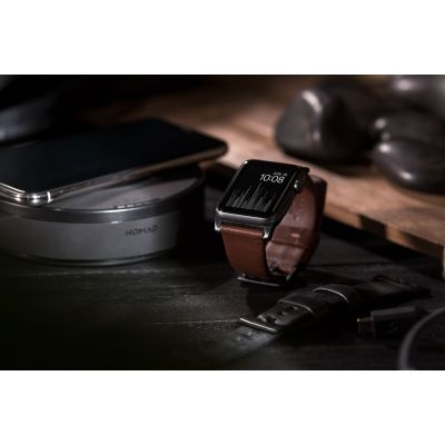 28. Nomad NM1A4RBM00 inteligentne akcesorium osobiste Band Brązowy Skóra