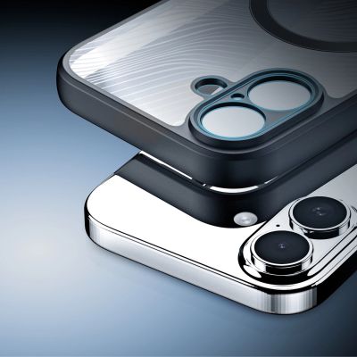 7. Etui Dux Ducis Aimo Mag z pierścieniem magnetycznym na iPhone 17 - czarne