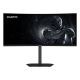 2. Monitor Gigabajt GS34WQC A 34" SS VA WQHD 120Hz 1ms 3440x1440 300cd/m2 Ilość portów HDMI: 1
