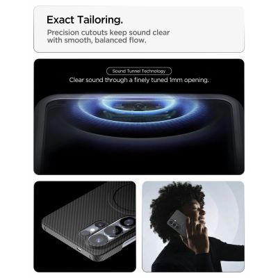 13. Etui Spigen AirSkin Aramid Mag MagSafe na Samsung Galaxy S26 Ultra - czarne